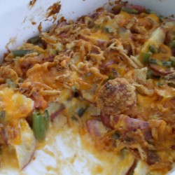 Onion-Topped Sausage & Potato Dinner