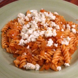 Penne with Fennel, Tomato and Blue Cheese