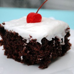 Chocolate Cherry Cola Cake