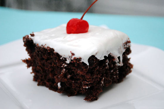 Chocolate Cherry Cola Cake