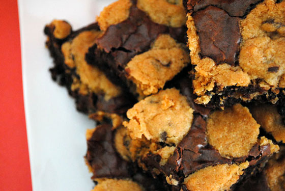 Chocolate Chip Cookie Dough Brownies