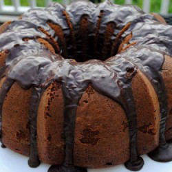 Triple Chocolate Picnic Cake