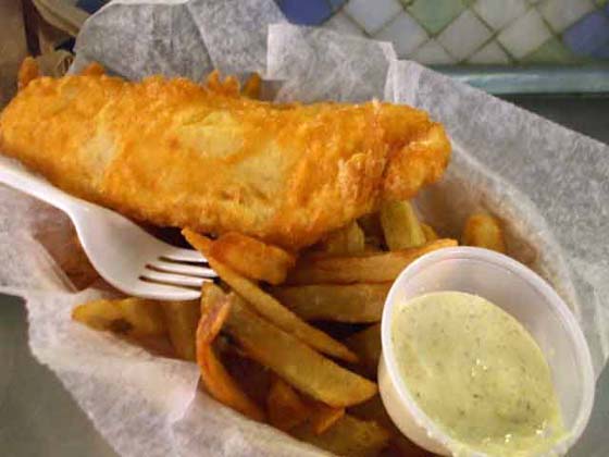 A Salt and Battery fish & chips