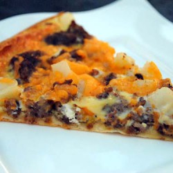 Breakfast Crescent Pizza