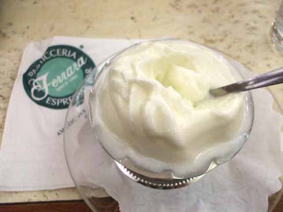 Ferrara Bakery & Cafe Key Lime Sorbet