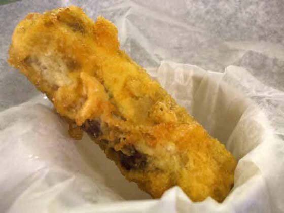 A Salt and Battery fried mars bar