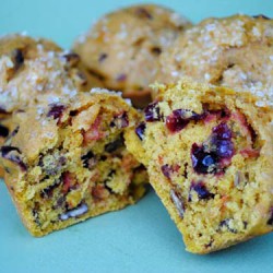 Pumpkin Cranberry Muffins