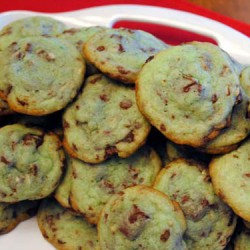 Mint Chocolate Chip Cookies