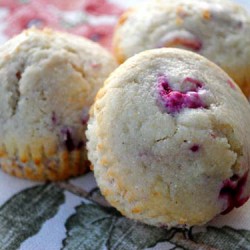 Raspberry Corn Muffins