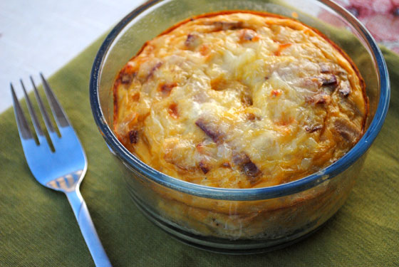 Bacon, Egg and Cheese Casserole