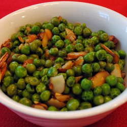 Apricot Peas Amandine