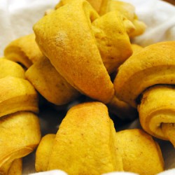 Pumpkin Dinner Crescents