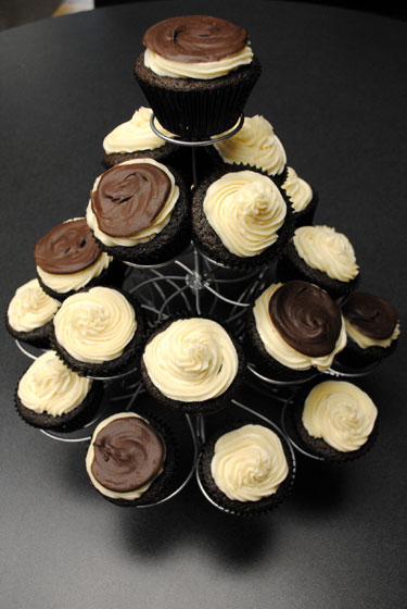 Irish Car Bomb cupcake tree