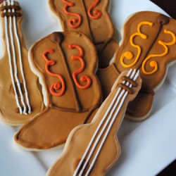 Boot and Guitar Sugar Cookies