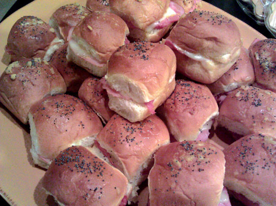 Ham and Swiss Sliders