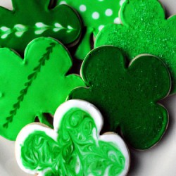 Shamrock Sugar Cookies