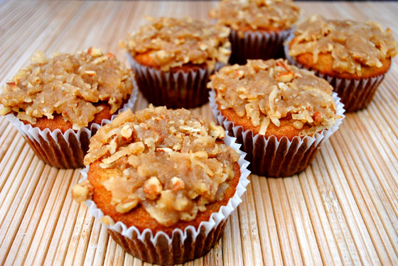 Banana Coconut Crunch Muffins