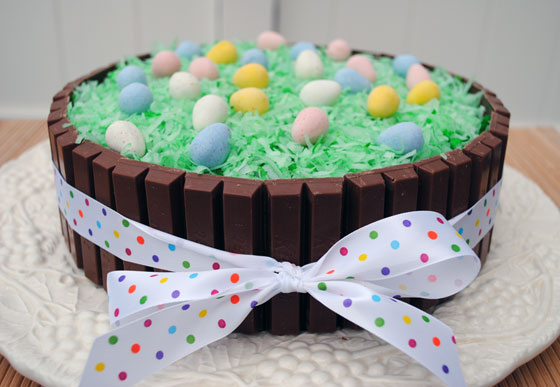 Easter Basket Kit Kat Cake