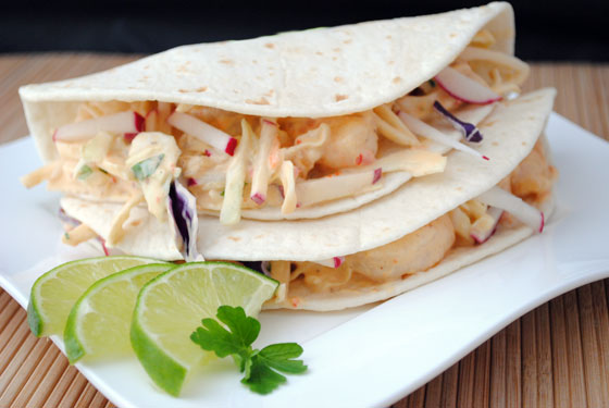 Creamy Shrimp Tacos