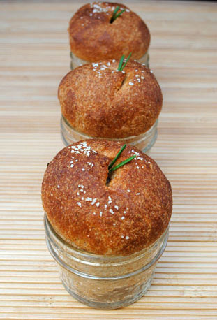 Dinner Rolls Baked in a Jar