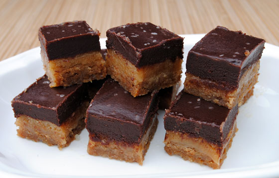 Espresso Caramel Bars