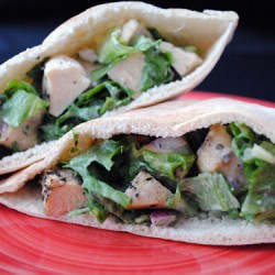 Lemon Basil Chicken Pita