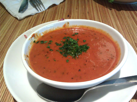 Noodles & Company Tomato Basil Bisque