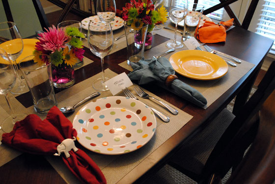 Spring Table Setting