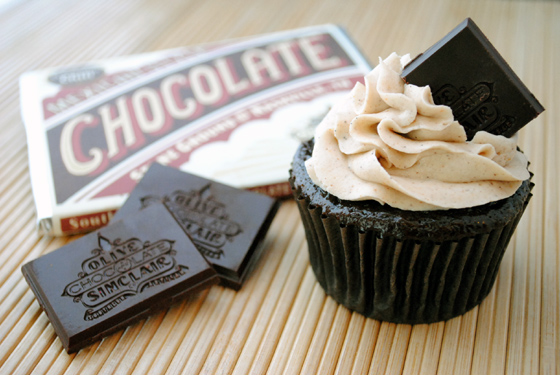 Cinn-Chili Chocolate Cupcakes with Cinnamon Buttercream