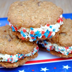 Oatmeal Ice Cream Sandwich Cookies