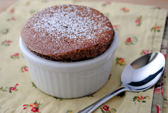 Dark Chocolate Souffle