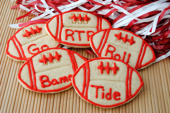 Bama Football Cookies