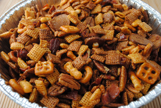 Bourbon Bacon Chex Mix