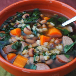 Black-Eyed Pea and Sausage Soup
