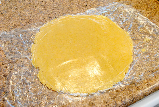 11-inch dough circle