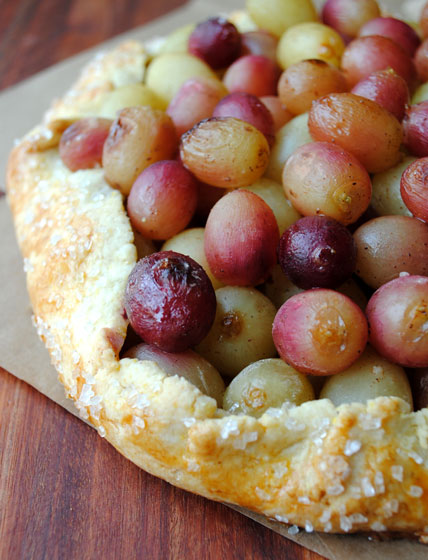 Rustic Grape Tart