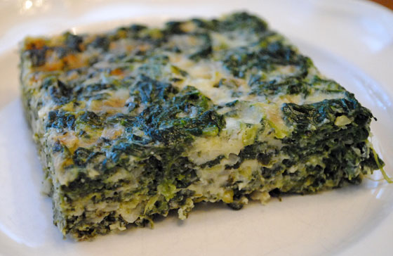 Baked Spinach & Gruyere