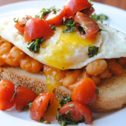 Eggs and Beans on Toast
