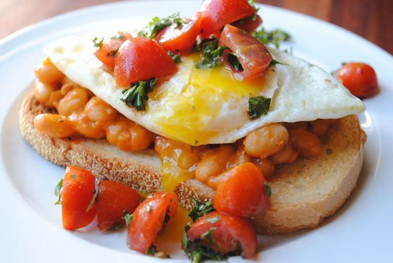 Eggs and Beans on Toast