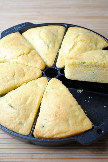 Easy Cheese Cornbread Wedges