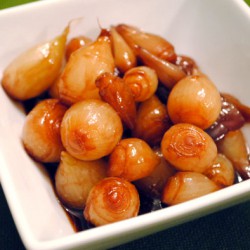 Port-Glazed Pearl Onions