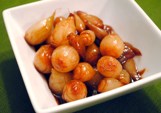 Port-Glazed Pearl Onions