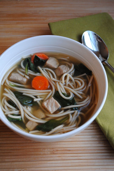 Asian Pork & Noodle Soup