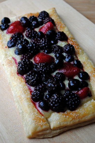 Gingered Lemon Berry Tart