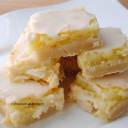 Sunburst Lemon Bars by So How's It Taste