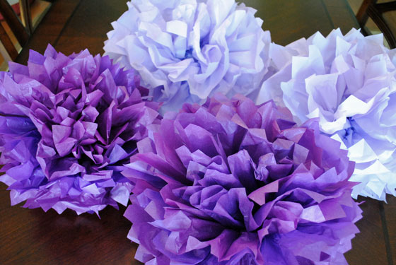 Tissue Pom Poms