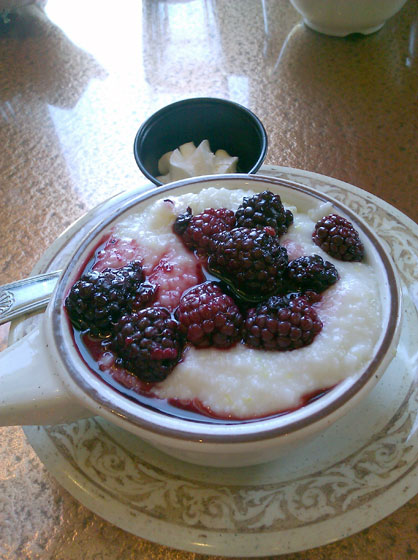 Blackberry Grits