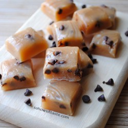 Chocolate Chip Caramels by So, How's It Taste