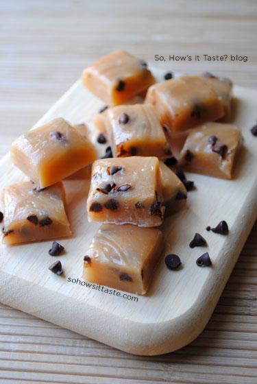 Chocolate Chip Caramels by So, How's It Taste