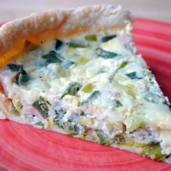 Ham & Leek Quiche